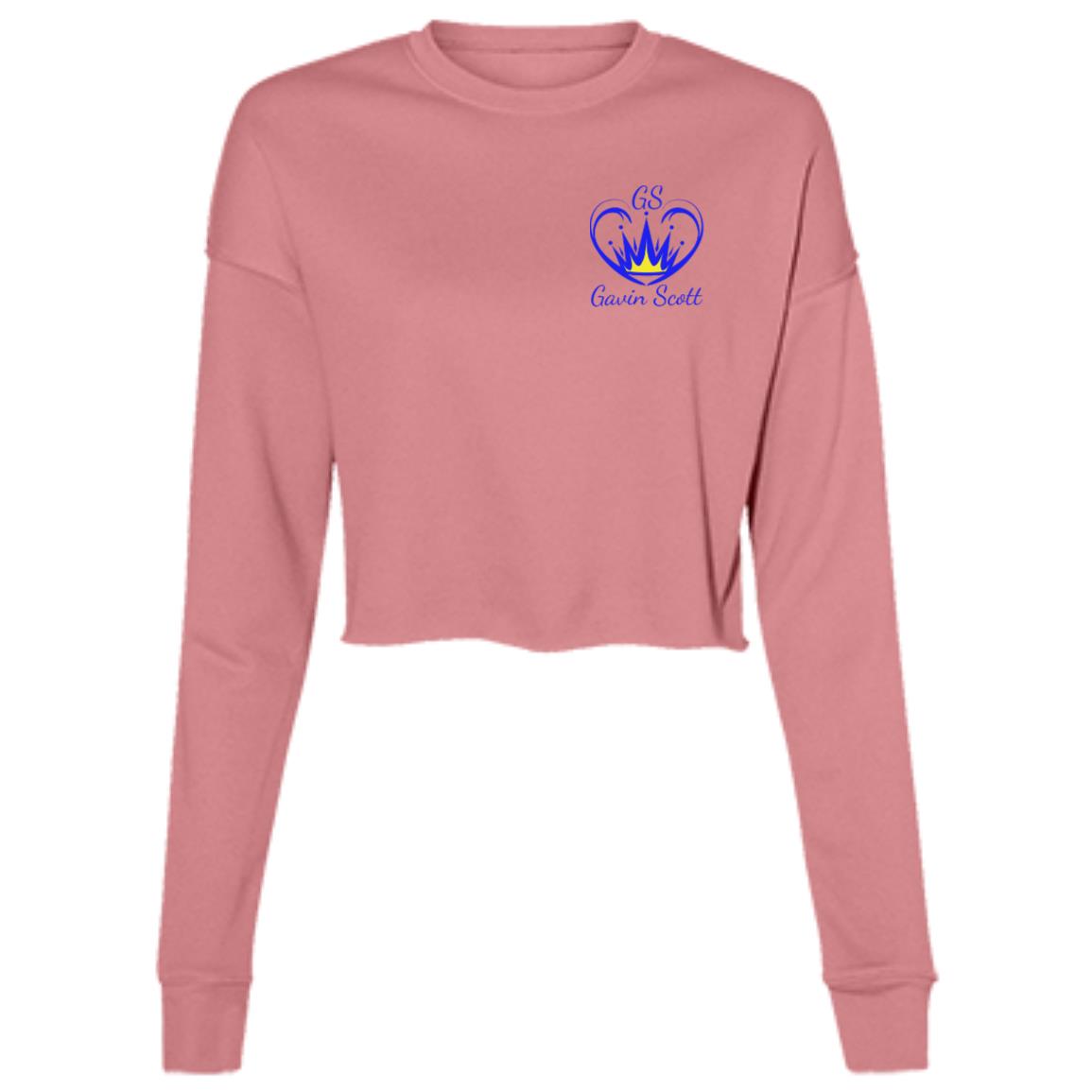 Gavin Scott "ONE NATION..." Cropped Fleece Crew (Femme S-2XL)