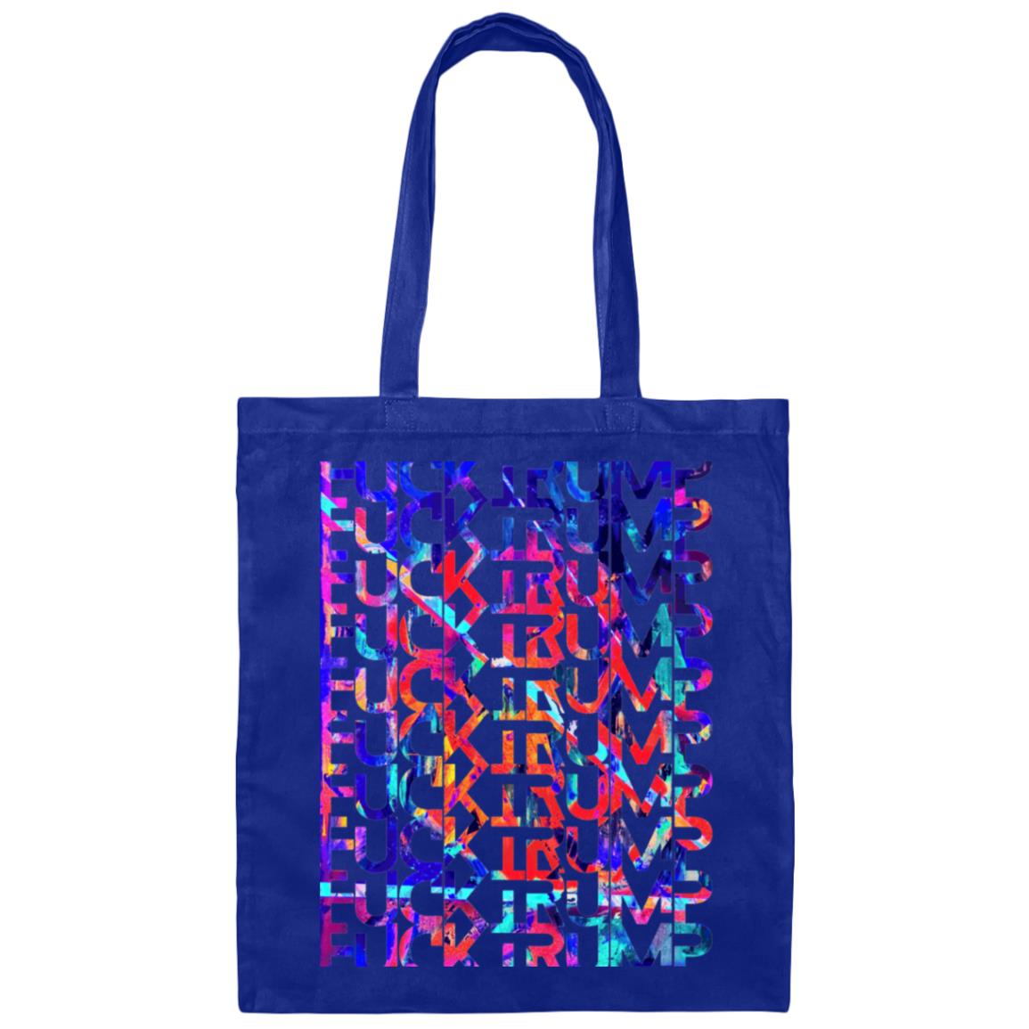 Gavin Scott FUCK TRUMP Double Side Design Canvas Tote Bag