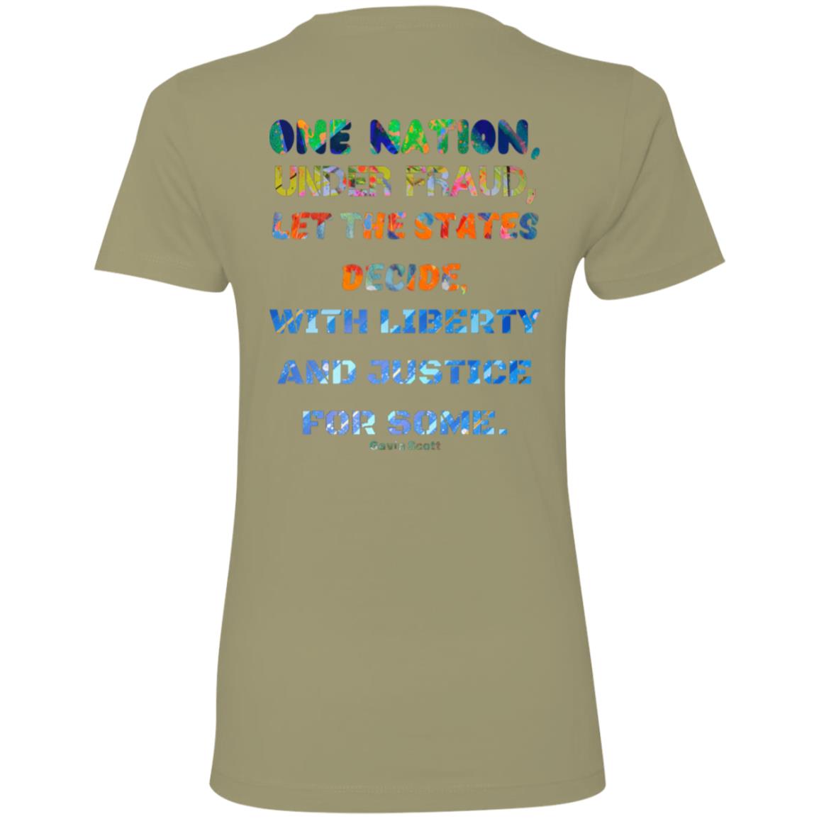 Gavin Scott "ONE NATION..." Boyfriend Tee (Femme XS-3XL)