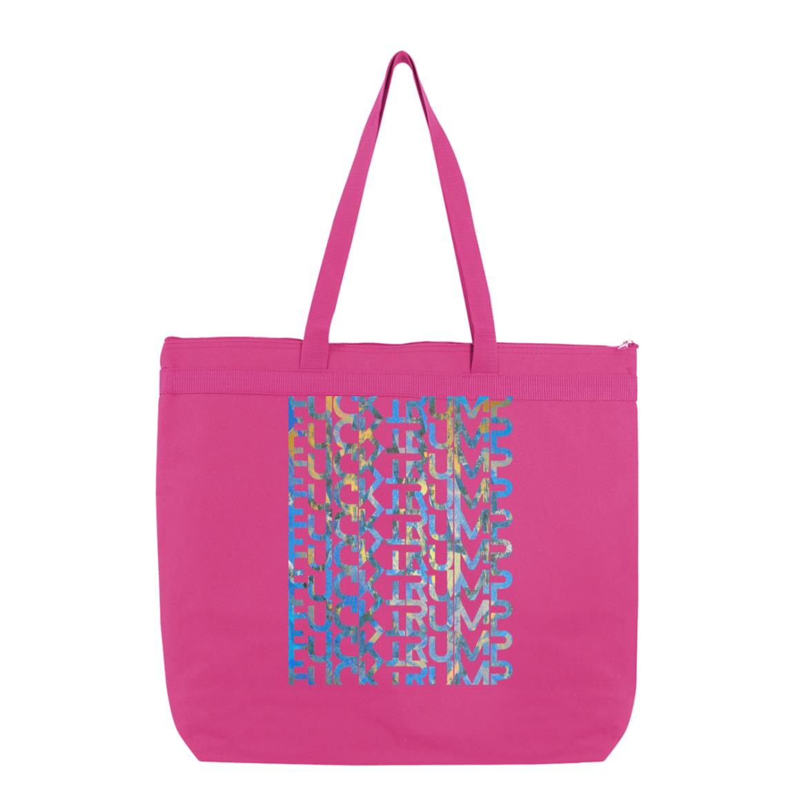 Gavin Scott FUCK TRUMP Double Sided Liberty Bags Melody Large Tote