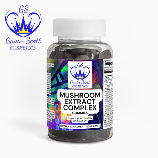 Gavin Scott Cosmetics Mushroom Extract Complex Gummies