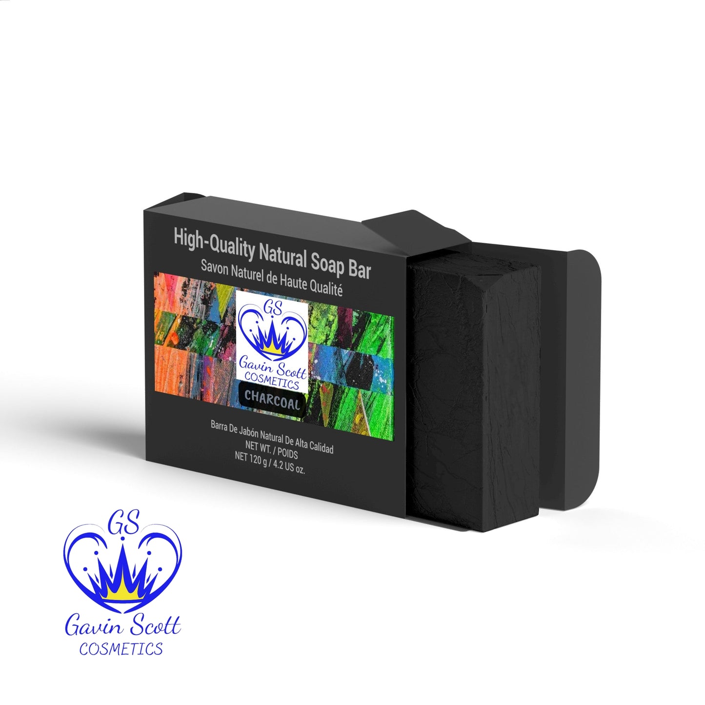 Gavin Scott Cosmetics Organic Charcoal Soap Bar