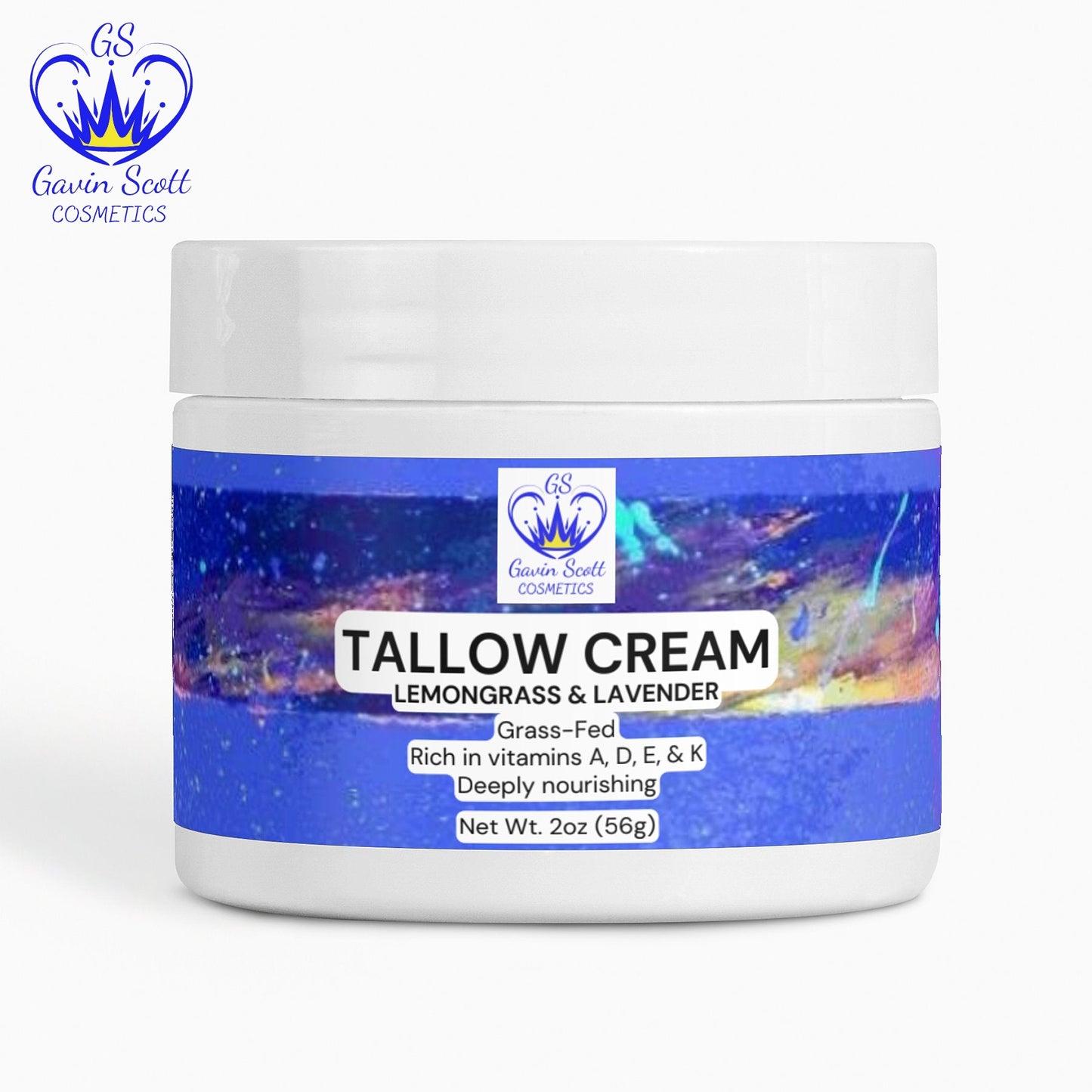 Gavin Scott Cosmetics Tallow Cream Lemongrass & Lavender