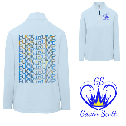 Gavin Scott FUCKTRUMP CrownLux Clubhouse Quarter Zip (Femme XS-3XL)