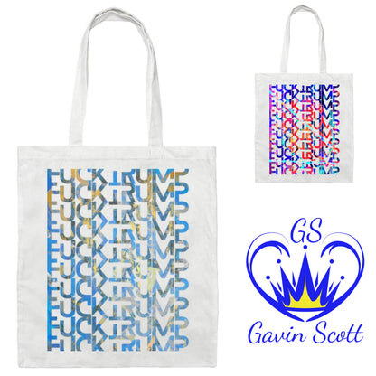 Gavin Scott FUCKTRUMP Double Side Design Canvas Tote Bag