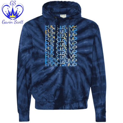 Gavin Scott FUCKTRUMP Tie-Dyed Pullover Hoodie (Genderless S-3XL)