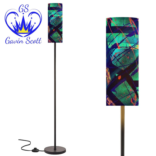 Gavin Scott Pillar Torch Floor Lamp