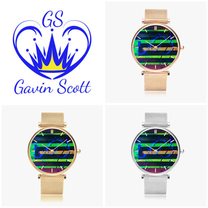 Gavin Scott Genderless Ultra-Thin Quartz Watch (With Indicators)