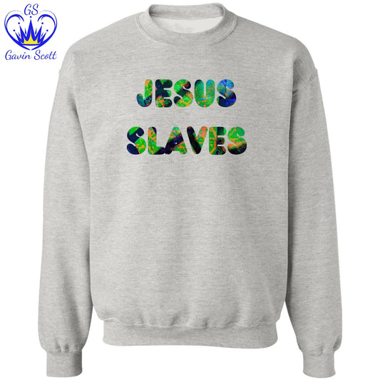 Gavin Scott JESUS SLAVES Pullover Crewneck Sweatshirt (Masc S-3XL)