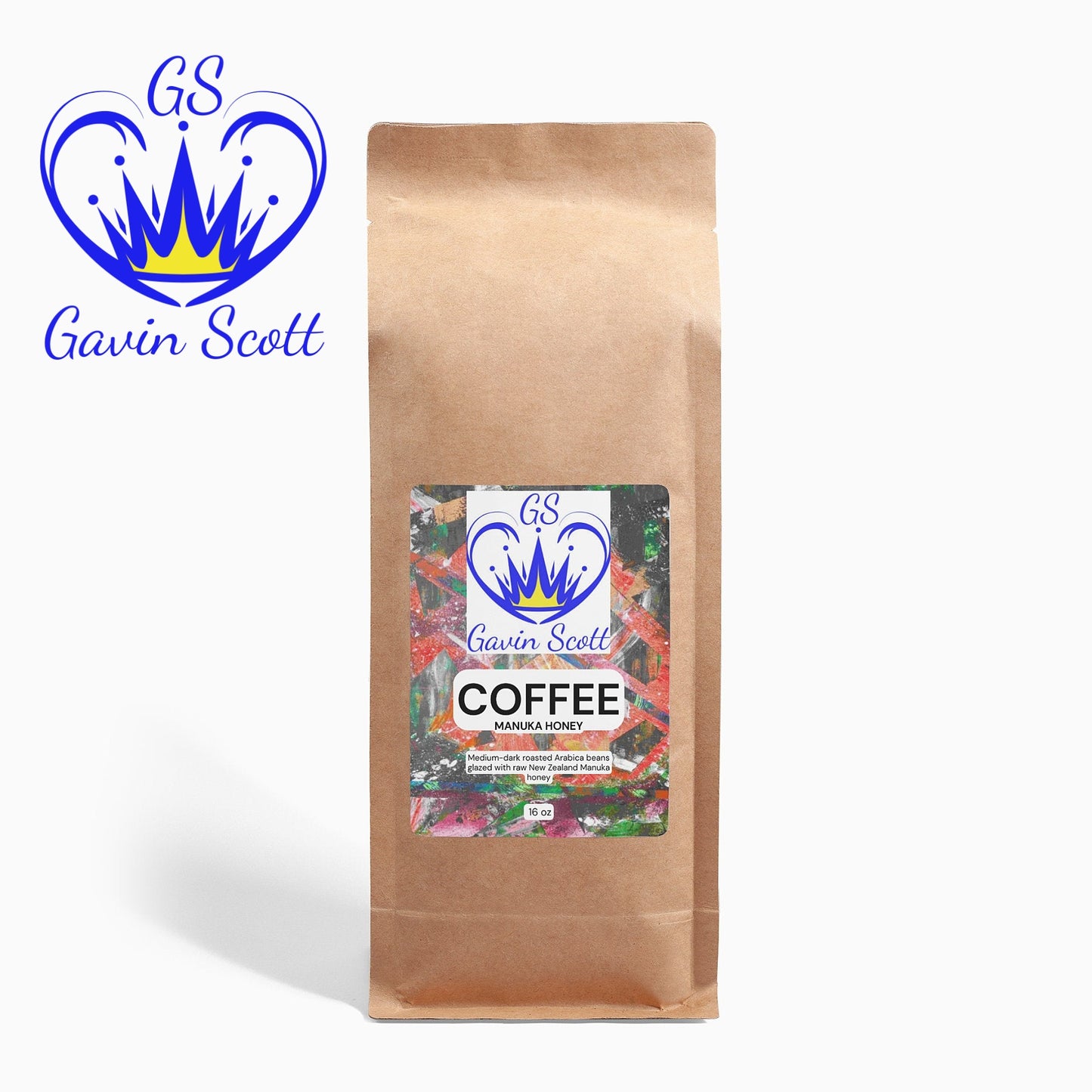 Gavin Scott Manuka Honey Coffee 16oz