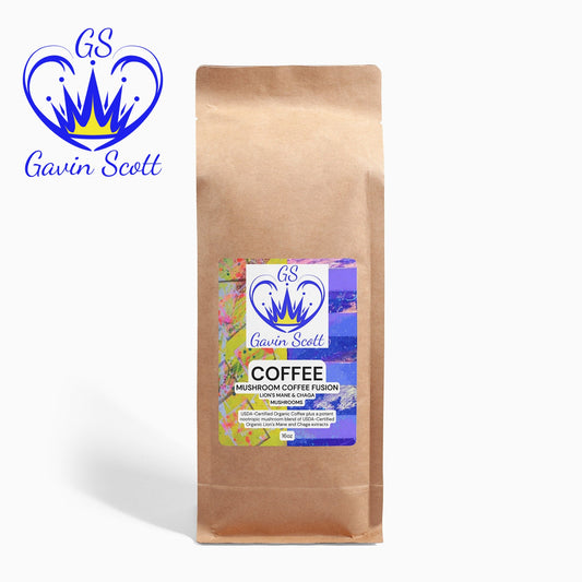 Gavin Scott Mushroom Coffee Fusion - Lion’s Mane & Chaga 16oz