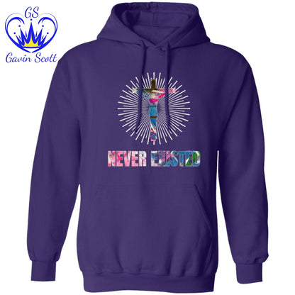 Gavin Scott NEVER EXISTED Pullover Hoodie (Genderless S-3XL)