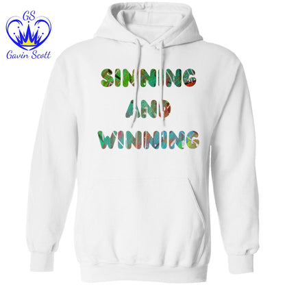 Gavin Scott SINNING AND WINNING Pullover Hoodie (Genderless S-3XL)