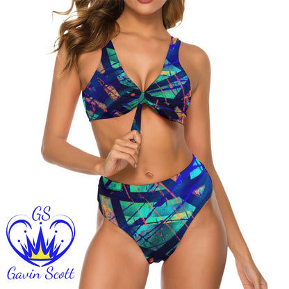 Gavin Scott Safflower Two-Piece Swimsuit (Femme S-2XL)