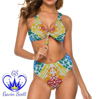 Gavin Scott Safflower Two-Piece Swimsuit (Femme S-2XL)