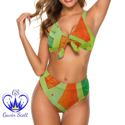 Gavin Scott Safflower Two-Piece Swimsuit (Femme S-2XL)