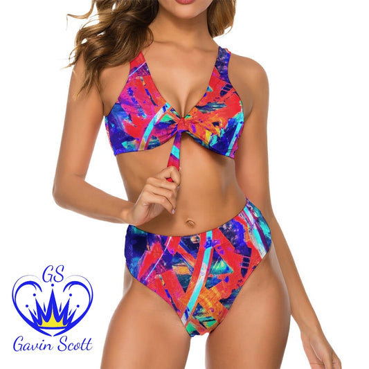 Gavin Scott Safflower Two-Piece Swimsuit (Femme S-2XL)