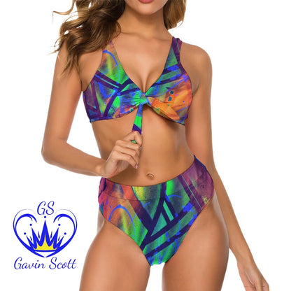 Gavin Scott Safflower Two-Piece Swimsuit (Femme S-2XL)