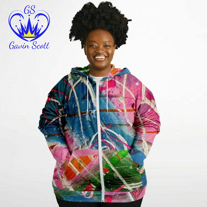 Gavin Scott Zipper Hoodie (Genderless 2XL-6XL)