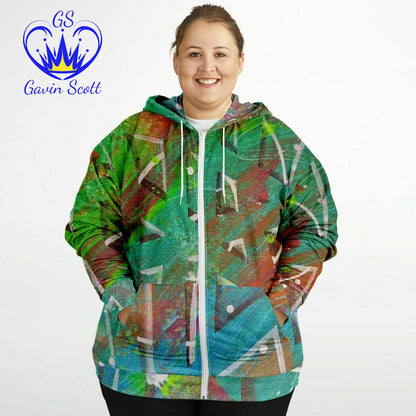 Gavin Scott Zipper Hoodie (Genderless 2XL-6XL)