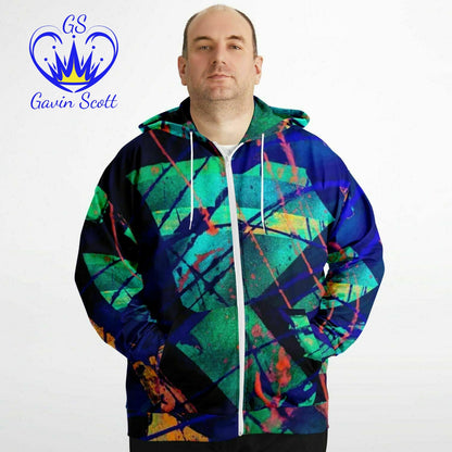 Gavin Scott Zipper Hoodie (Genderless 2XL-6XL)