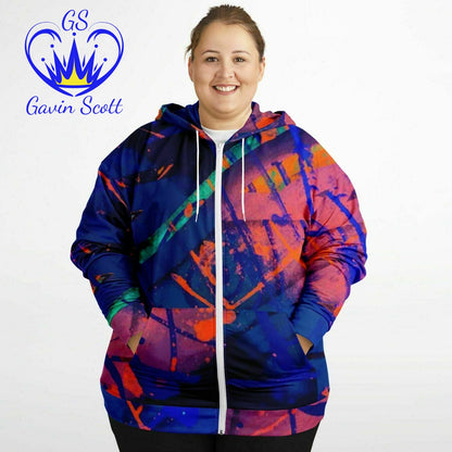Gavin Scott Zipper Hoodie (Genderless 2XL-6XL)