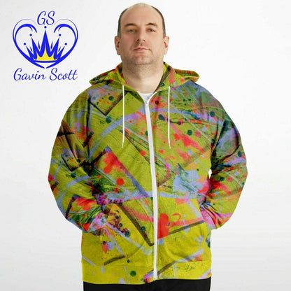 Gavin Scott Zipper Hoodie (Genderless 2XL-6XL)