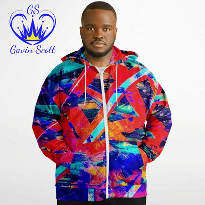 Gavin Scott Zipper Hoodie (Genderless 2XL-6XL)