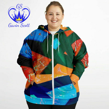 Gavin Scott Zipper Hoodie (Genderless 2XL-6XL)