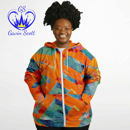 Gavin Scott Zipper Hoodie (Genderless 2XL-6XL)