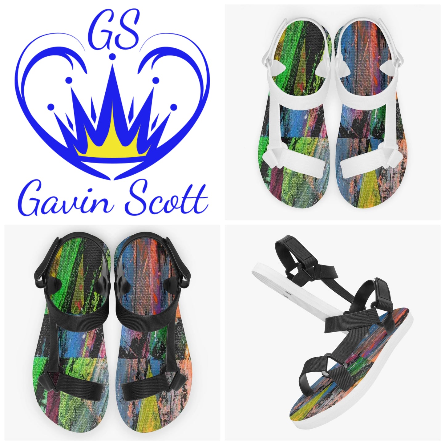 Gavin Scott Strapped Up Sandals