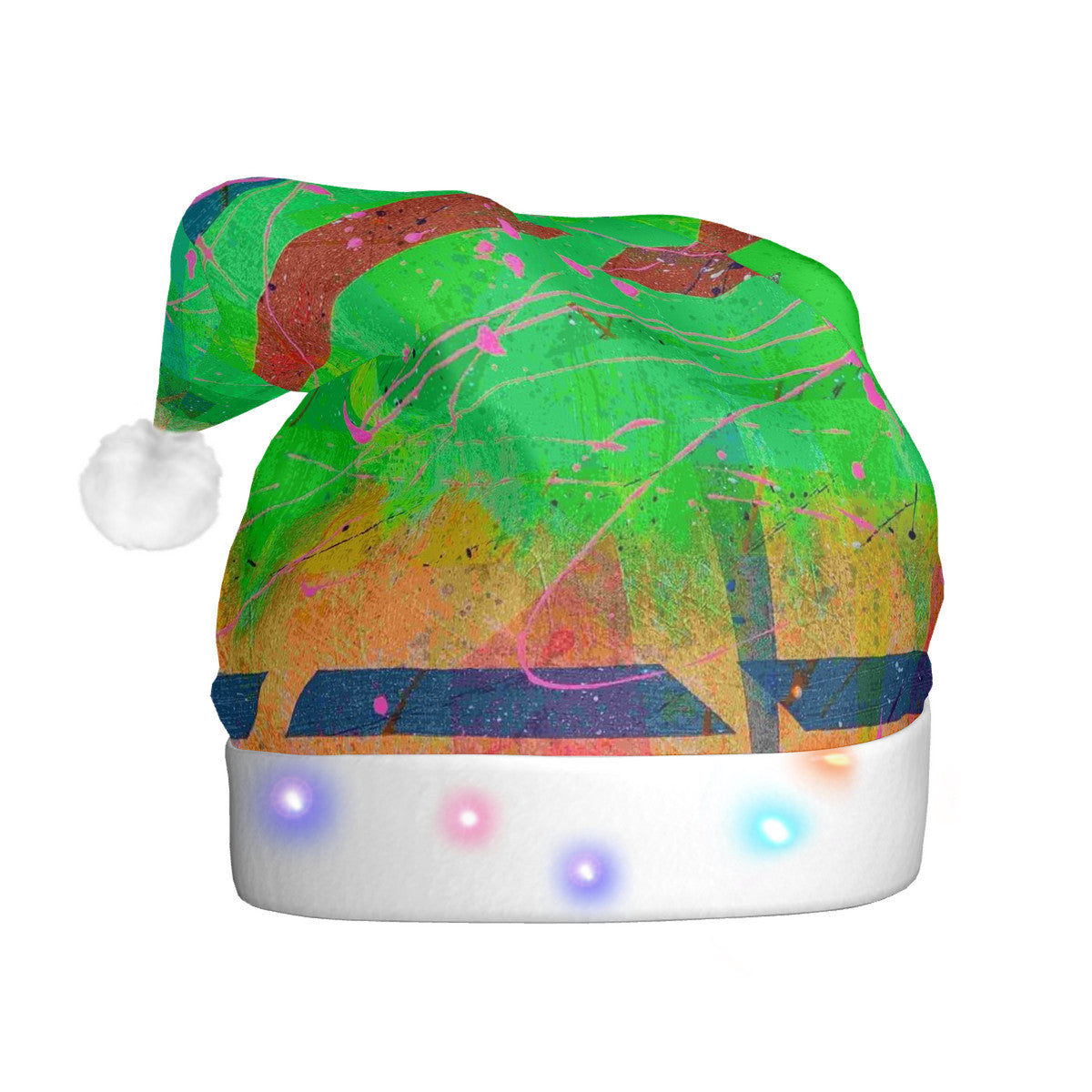 Gavin Scott Glowing Plush Holiday Hat (Adult)