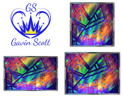 Gavin Scott Acrylic Serving Trays (3 Sizes)