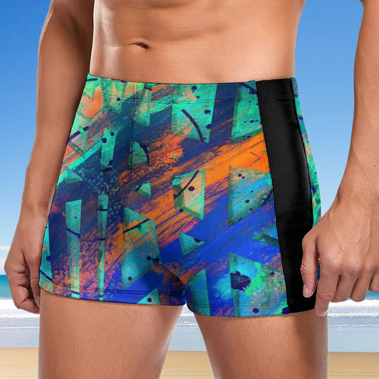 Gavin Scott Square Cut Swimming Trunks (Masc S-3XL)