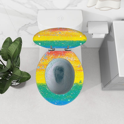 Gavin Scott Round Toilet Seat w/Matching Soft-close Lid (O-Shape)