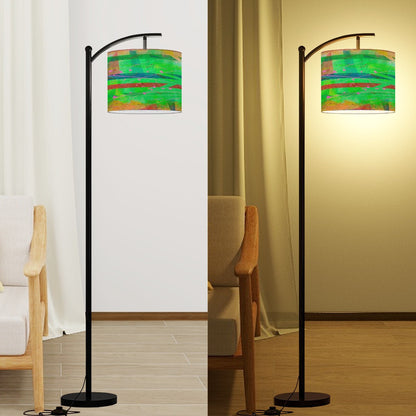 Gavin Scott Arc Floor Lamp w/Remote