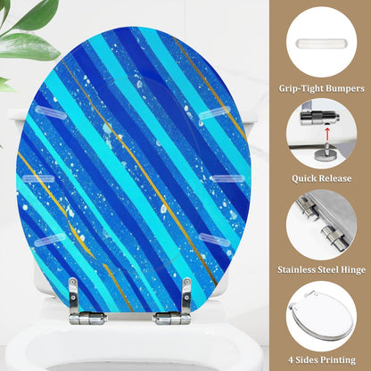 Gavin Scott Round Toilet Seat w/Matching Soft-close Lid (O-Shape)