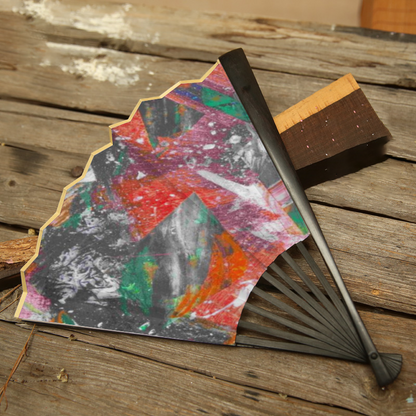 Gavin Scott Genuine Spun Silk Folding Hand Fans (4 Sizes)