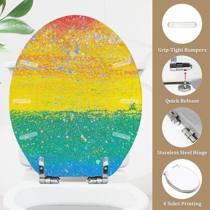 Gavin Scott Round Toilet Seat w/Matching Soft-close Lid (O-Shape)