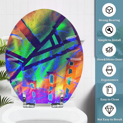 Gavin Scott Universal Toilet Seat w/Matching Soft-close Lid