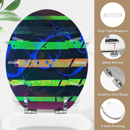 Gavin Scott Round Toilet Seat w/Matching Soft-close Lid (O-Shape)