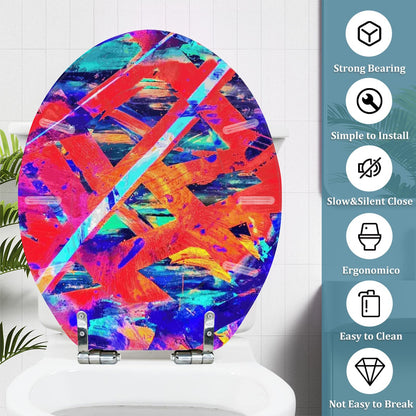 Gavin Scott Universal Toilet Seat w/Matching Soft-close Lid