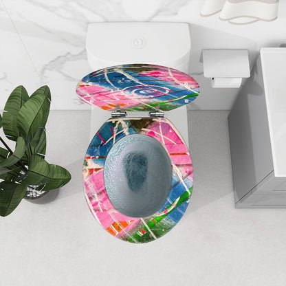 Gavin Scott Round Toilet Seat w/Matching Soft-close Lid (O-Shape)