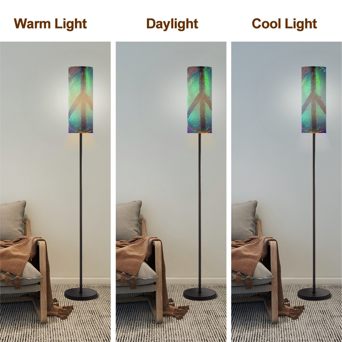 Gavin Scott Pillar Torch Floor Lamp