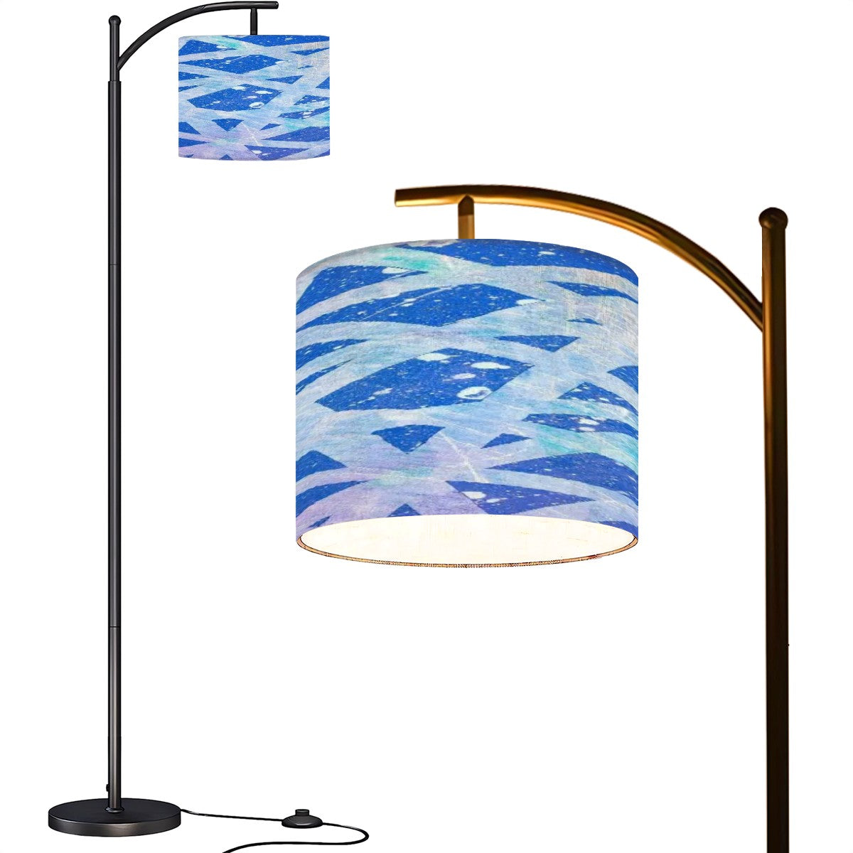 Gavin Scott Arc Floor Lamp w/Remote
