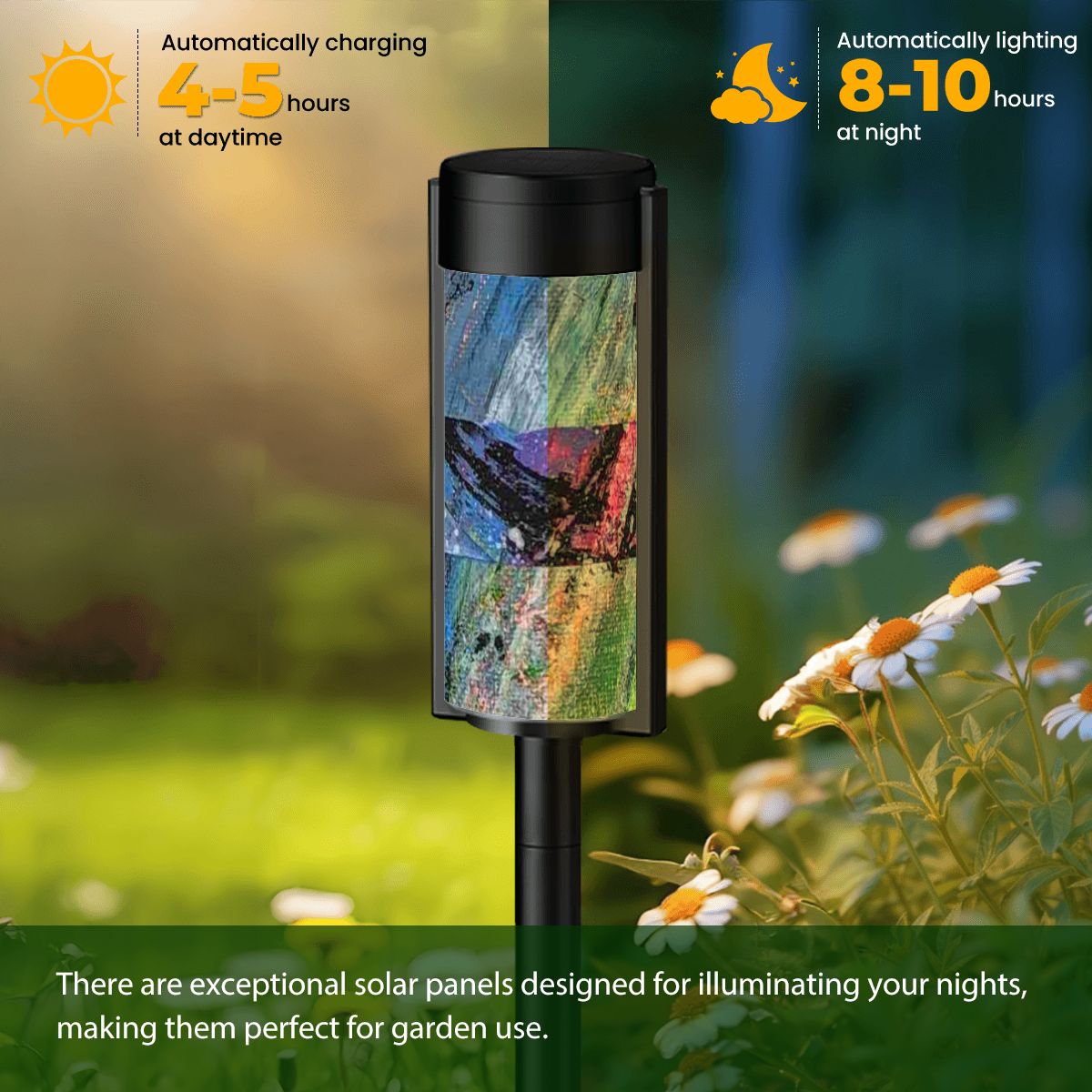 Gavin Scott Adjustable Outdoor Solar Lights (set of 4)