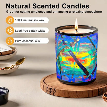 Gavin Scott Scented Black Jar Candle (6oz)