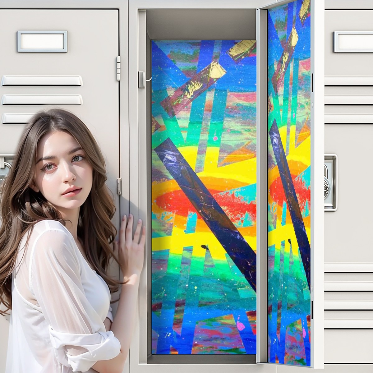 Gavin Scott Magnetic Locker Wallpaper 2 pcs