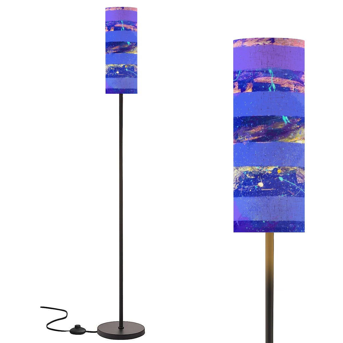 Gavin Scott Pillar Torch Floor Lamp
