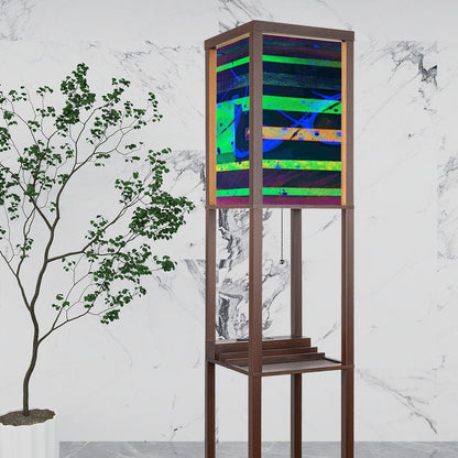 Gavin Scott Floor Lamp with Shelves (2 Colors)